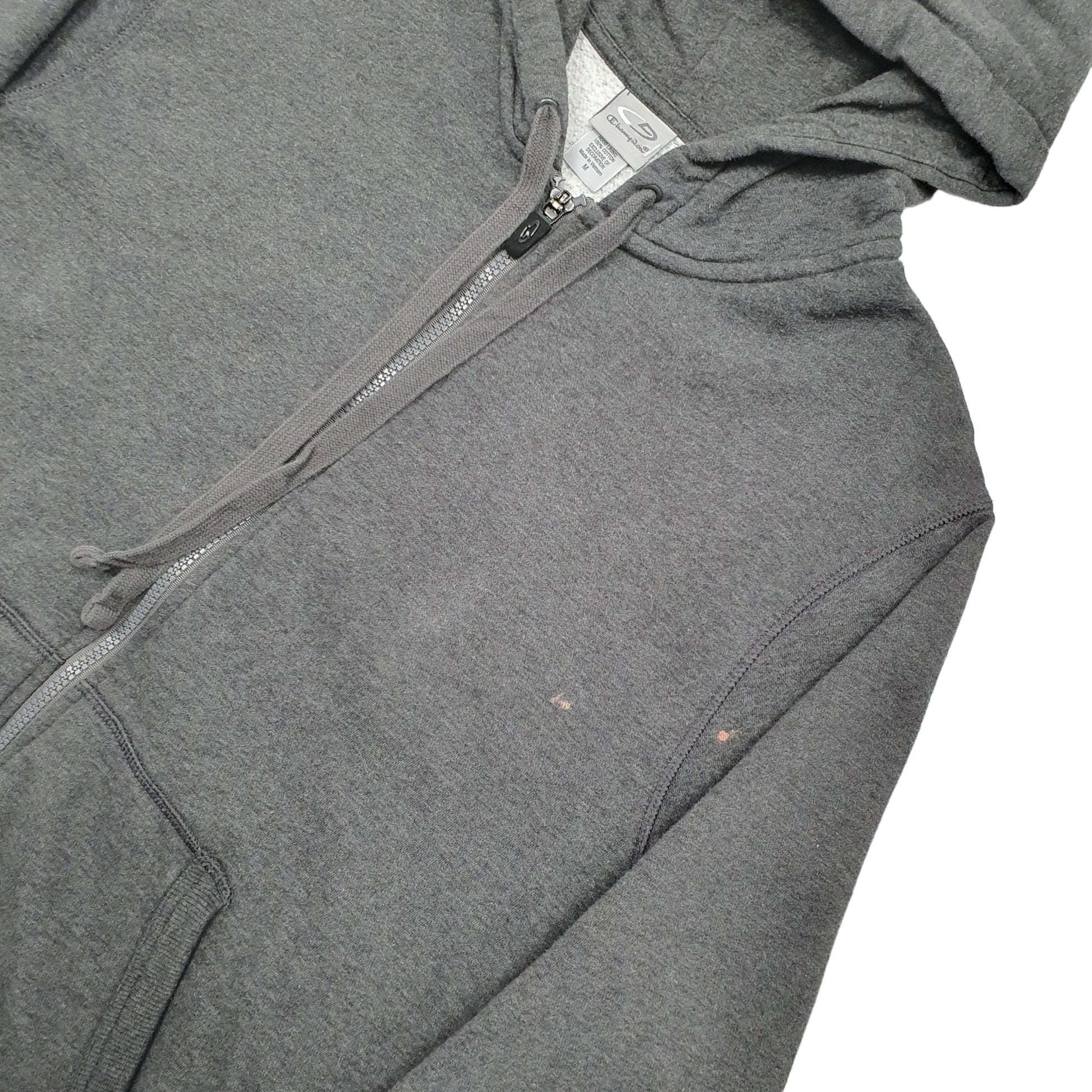 Mens Grey Champion  Full Zip Jumper