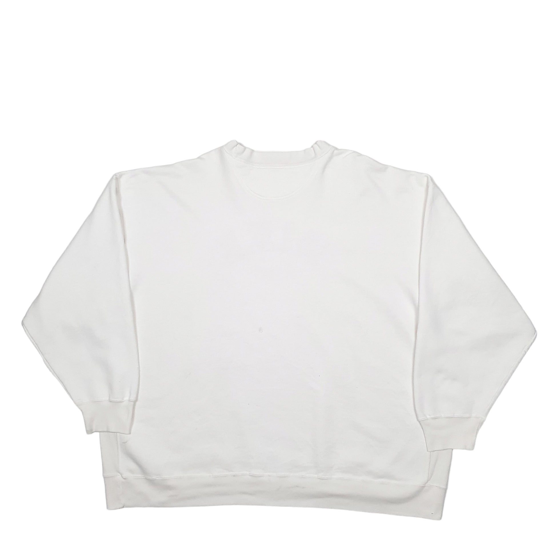 Mens Cream Nike Spellout Crewneck Jumper