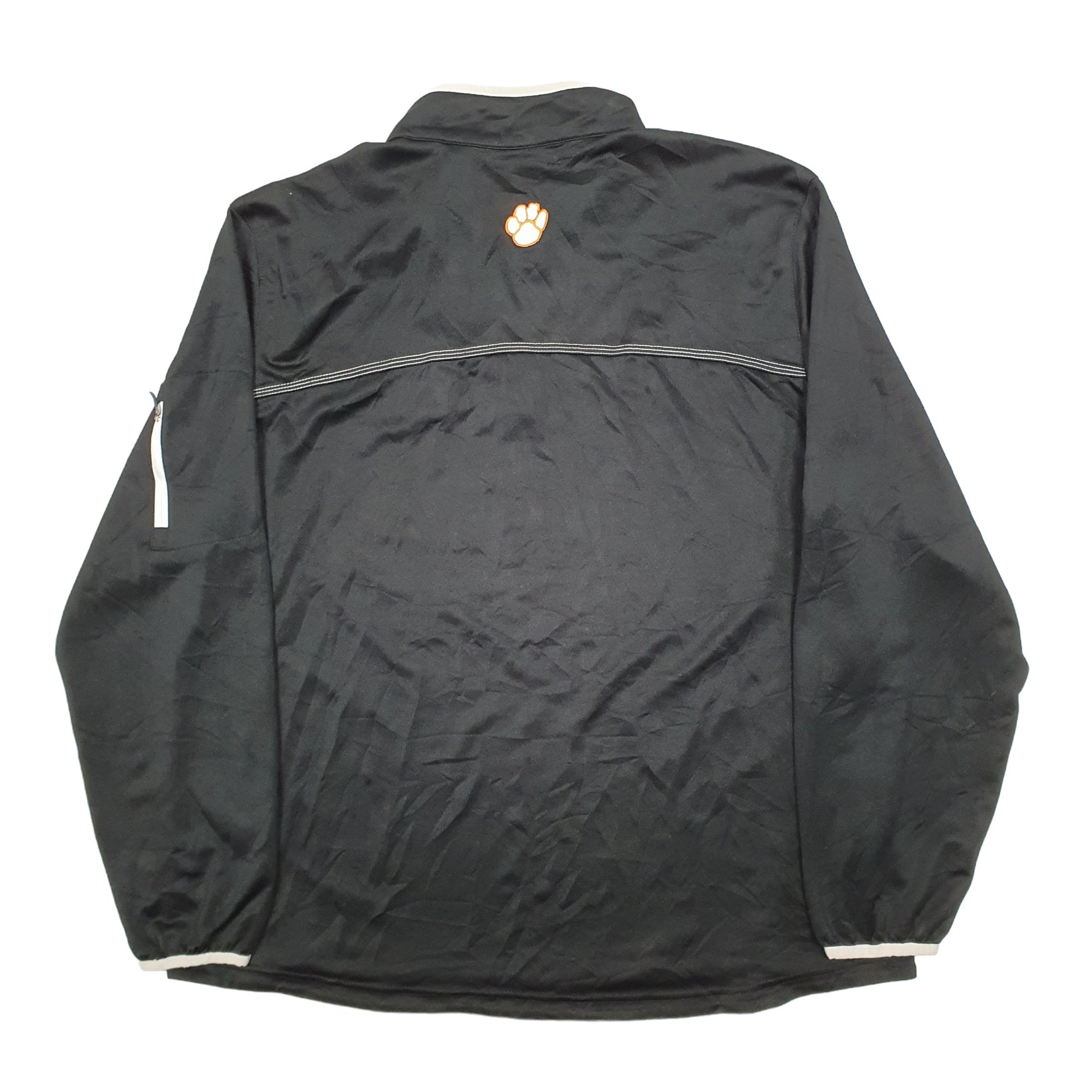 Mens Black Adidas  Quarter Zip Jumper