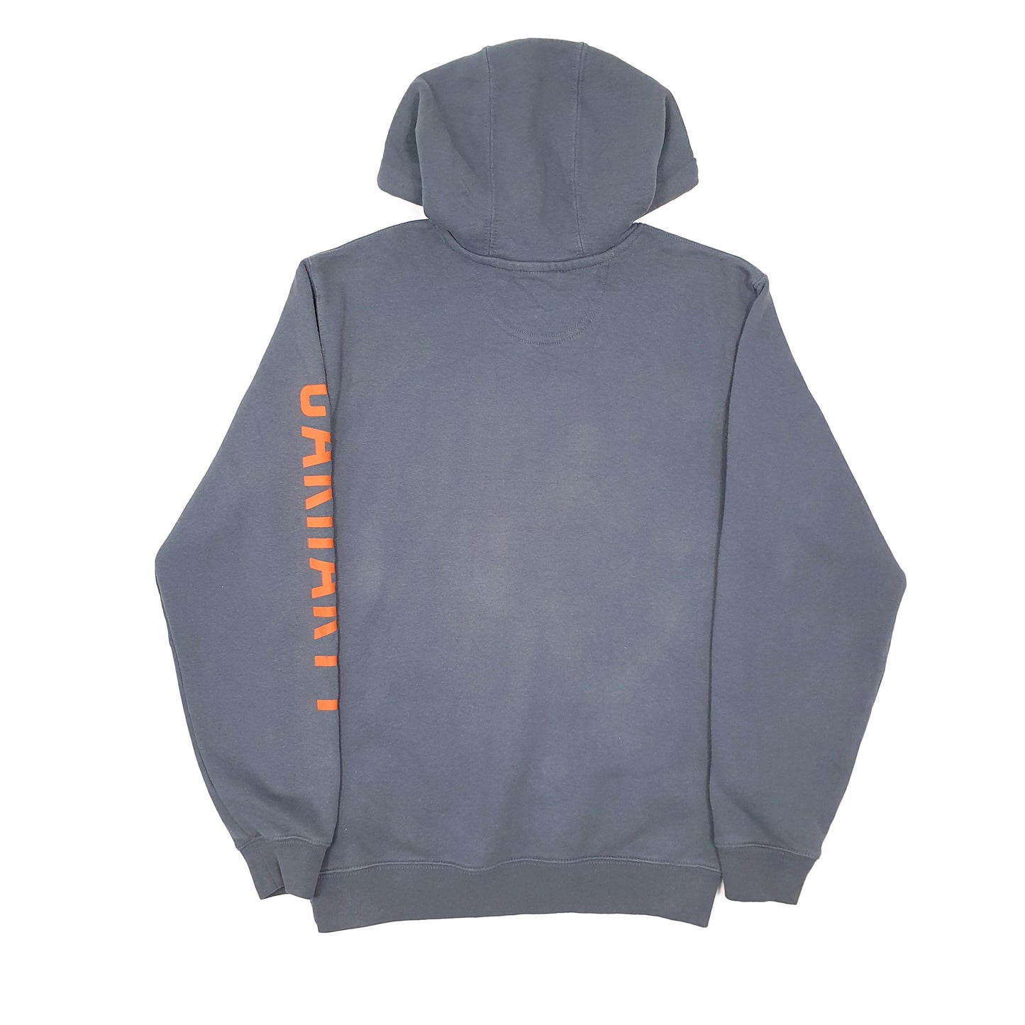 Mens Blue Carhartt Workwear Hoodie Jumper