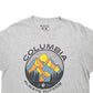 Mens Grey Columbia Sportswear  Short Sleeve T Shirt