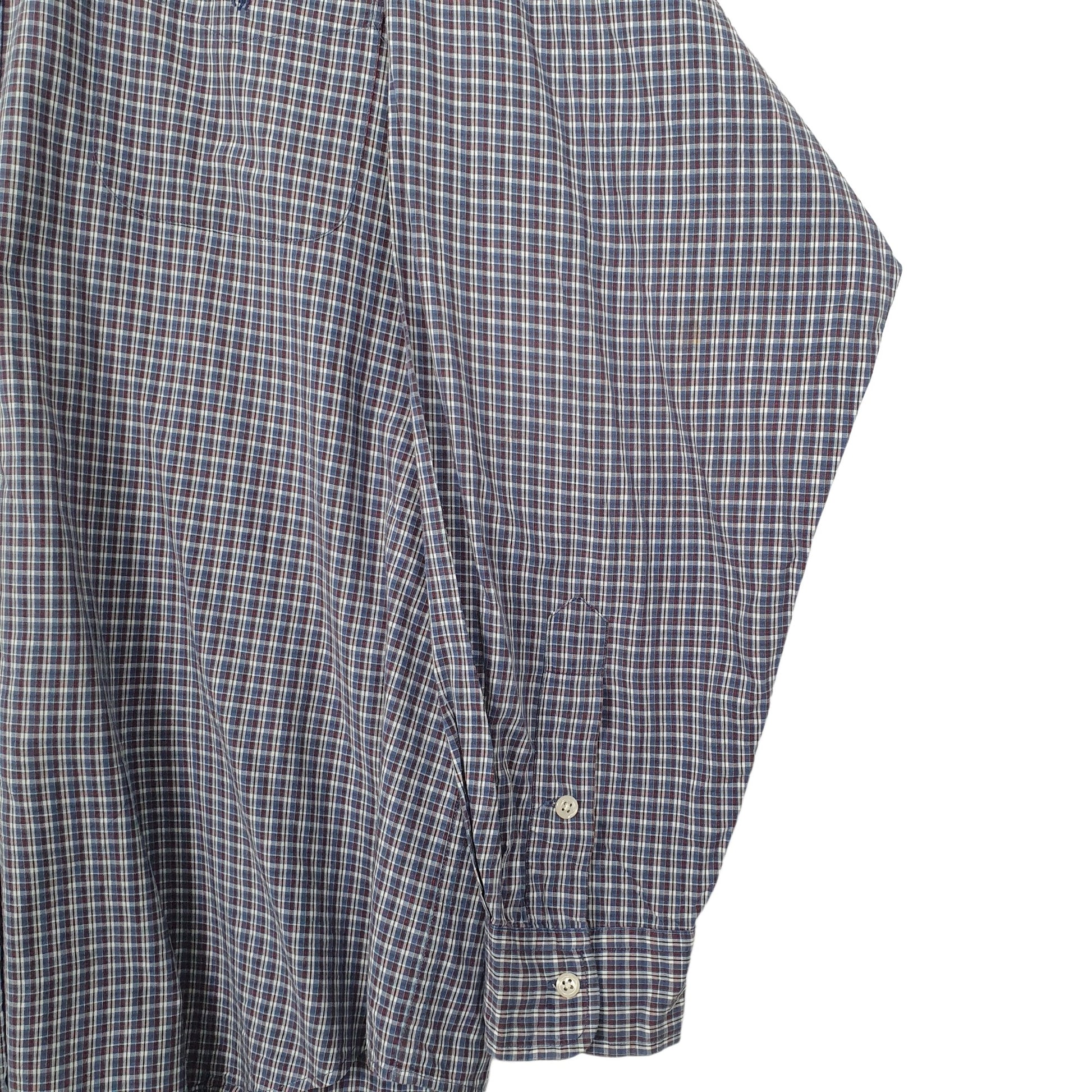 Ralph Lauren Long Sleeve Blaire Fit Check Shirt Blue