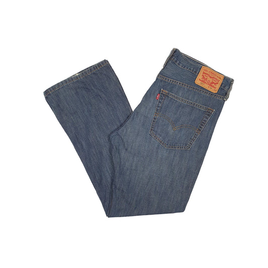 Levis 527 Bootcut Fit Jeans W36 L30 Blue