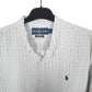 Ralph Lauren Long Sleeve Custom Fit Check Shirt White