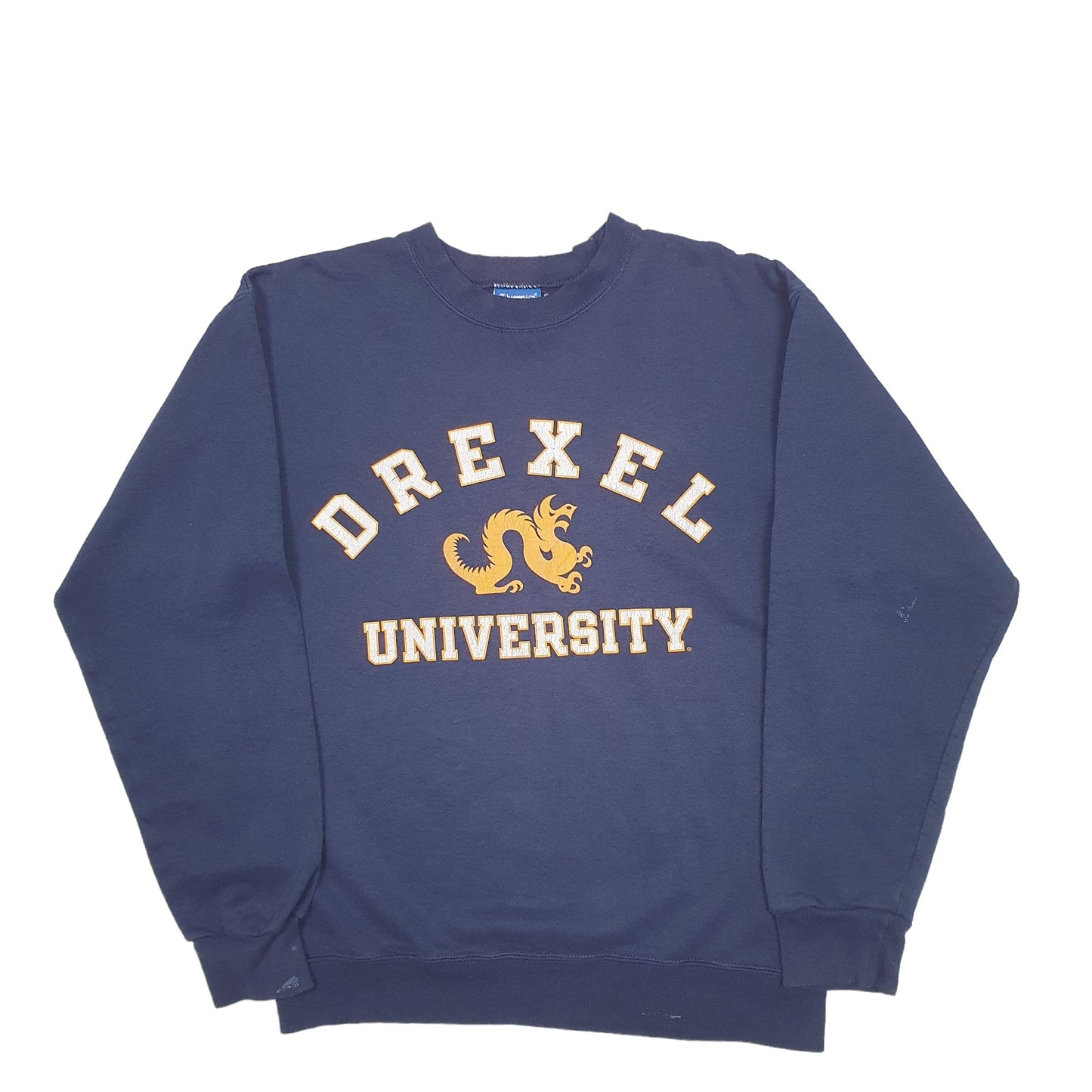 Mens Navy Champion Drexel University Crewneck Jumper