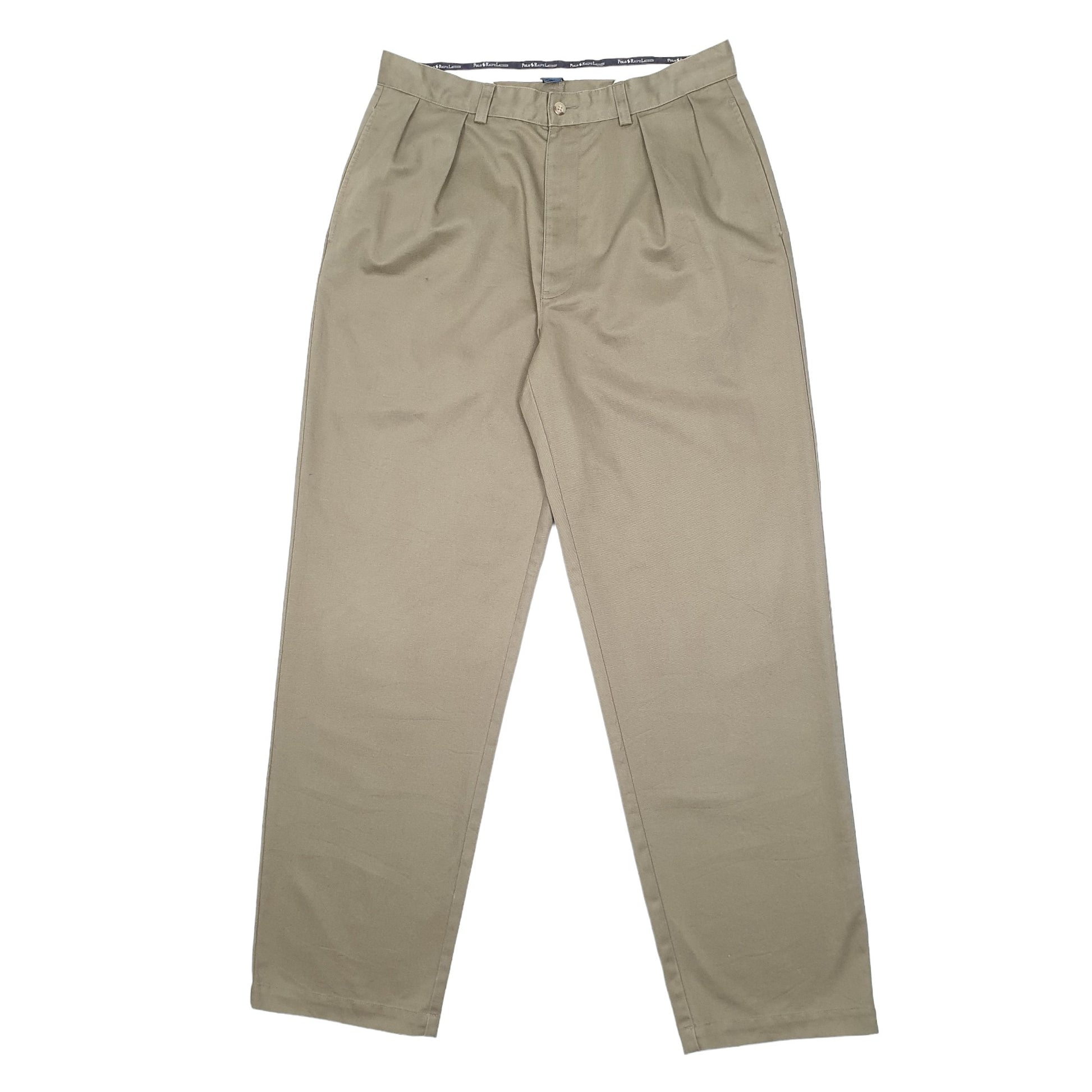 Mens Khaki Polo Ralph Lauren  Chino Trousers