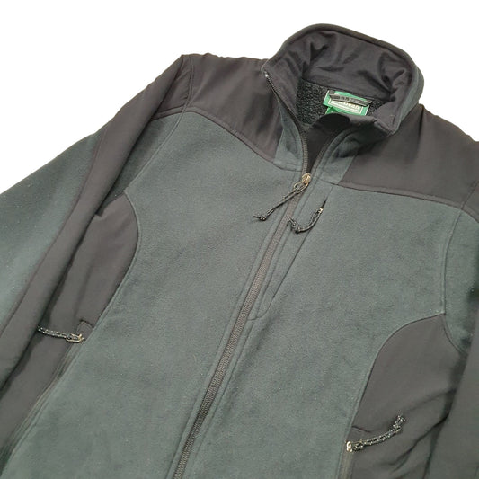 LL Bean Full Zip Fleece S Black