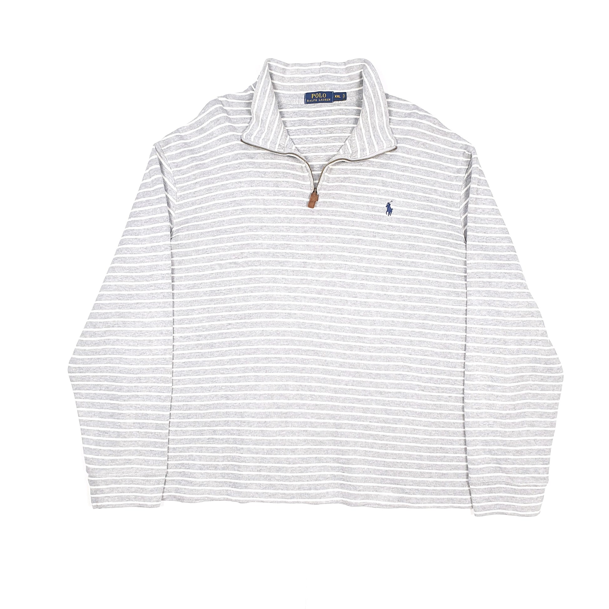 Grey Polo Ralph Lauren Quarter Zip Jumper