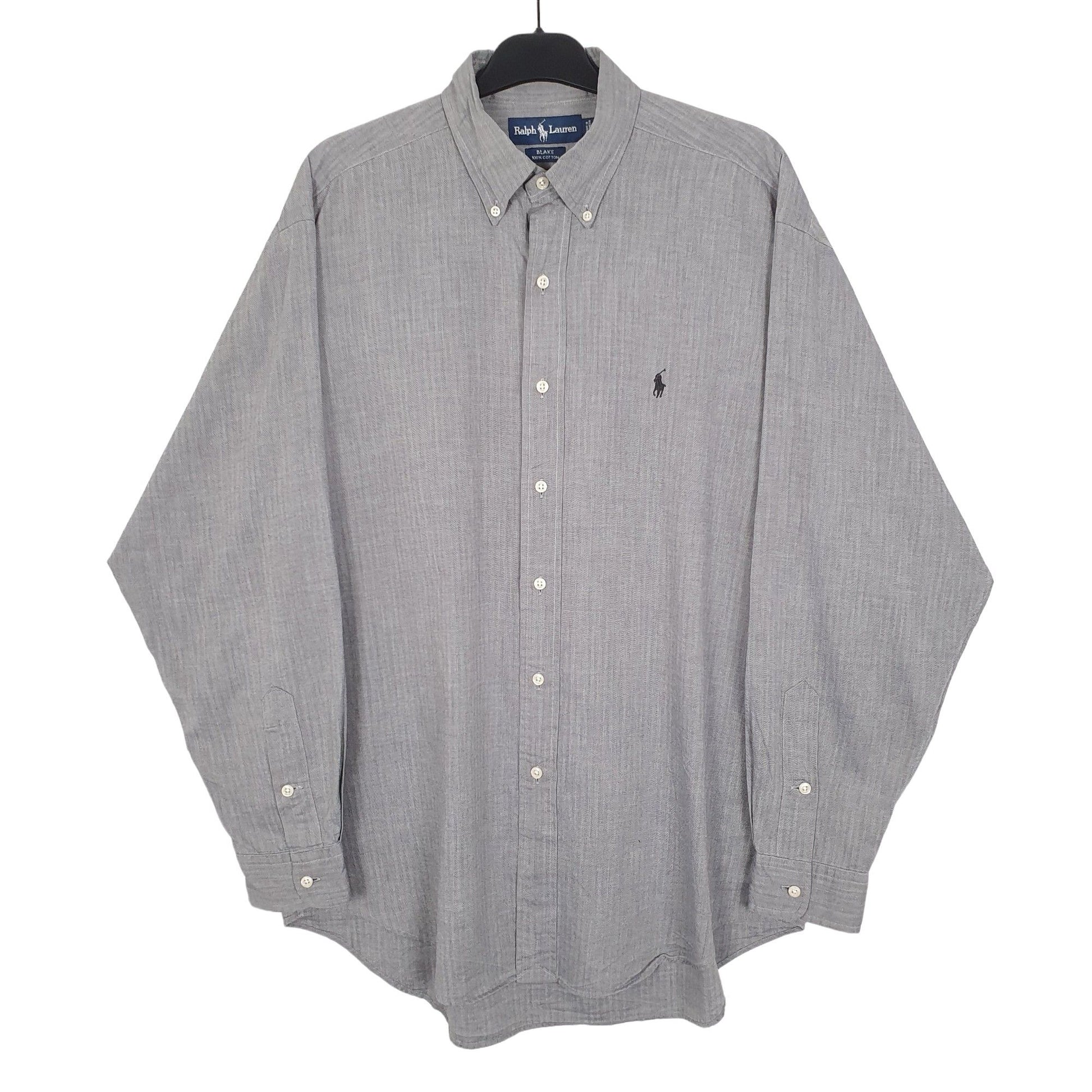Ralph Lauren Long Sleeve Blake Fit Shirt Grey