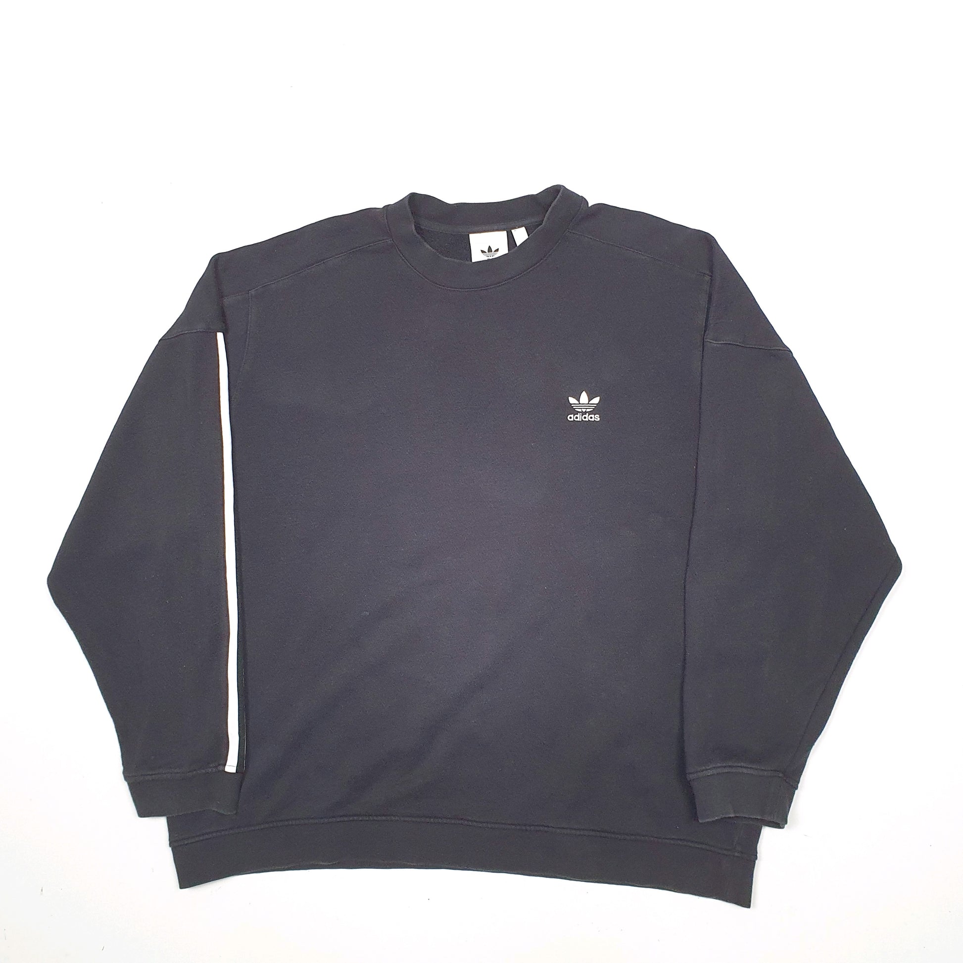 Mens Black Adidas  Crewneck Jumper