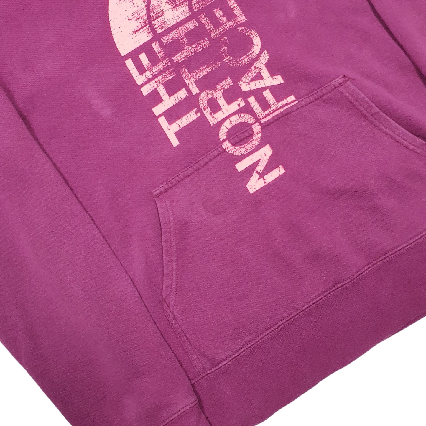 Womens Purple The North Face Spellout Hoodie Jumper