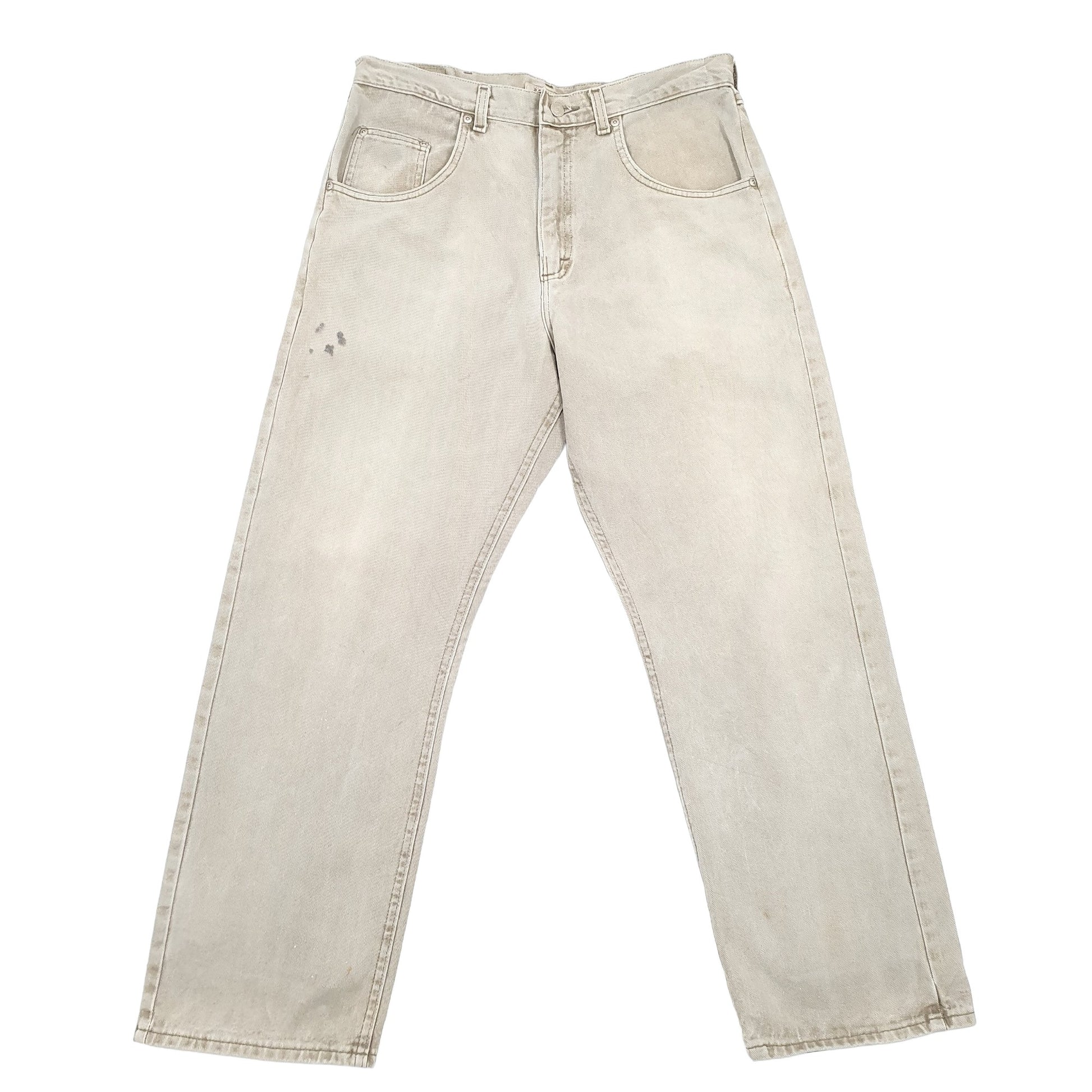 Wrangler Casual Regular Fit Jeans W34 L29 Beige