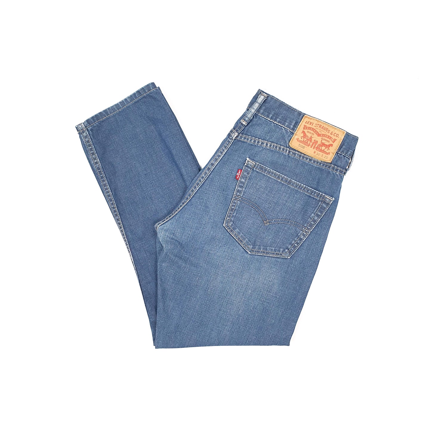 Levis 508 Tapered Fit Jeans W32 L29 Blue