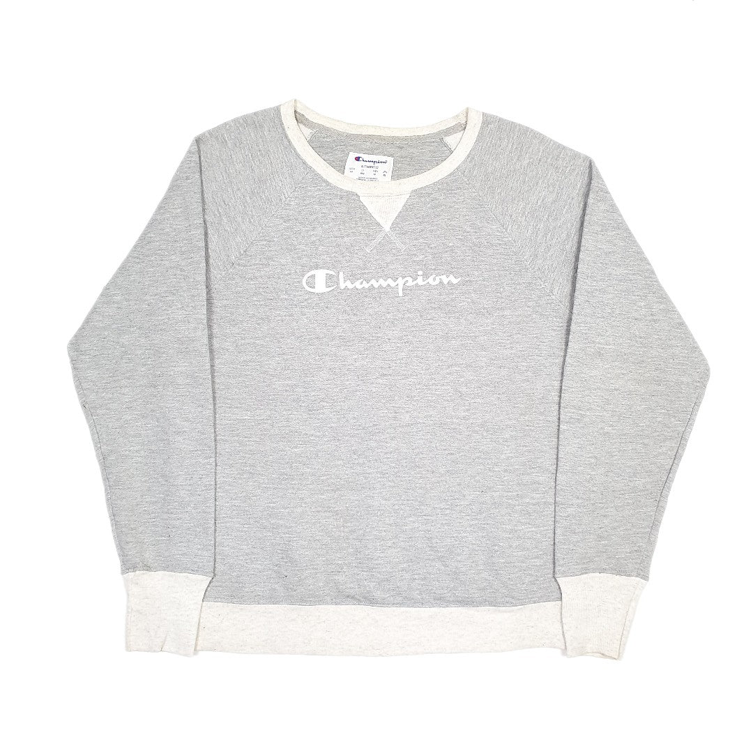 Champion Spellout Crewneck Grey