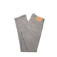 Levis 513 Slim Fit Jeans W30 L32 Grey