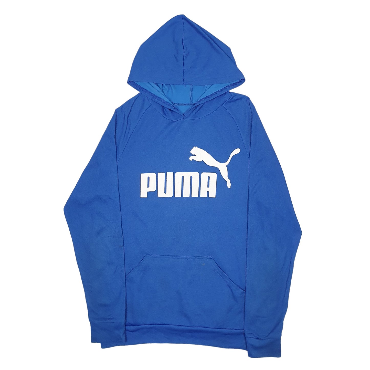 Mens Blue Puma Active Top Hoodie Jumper