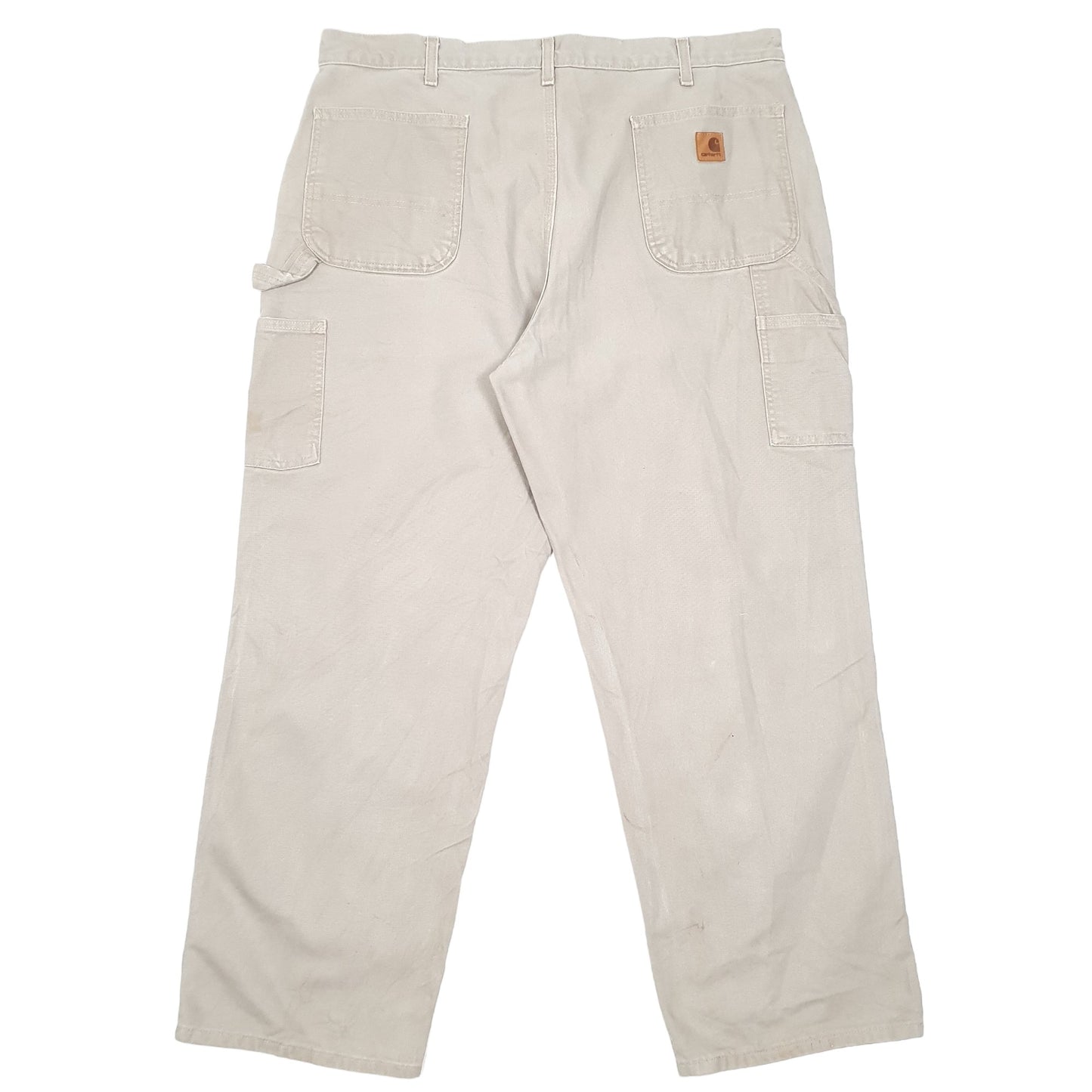 Mens Beige Carhartt  Carpenter Trousers