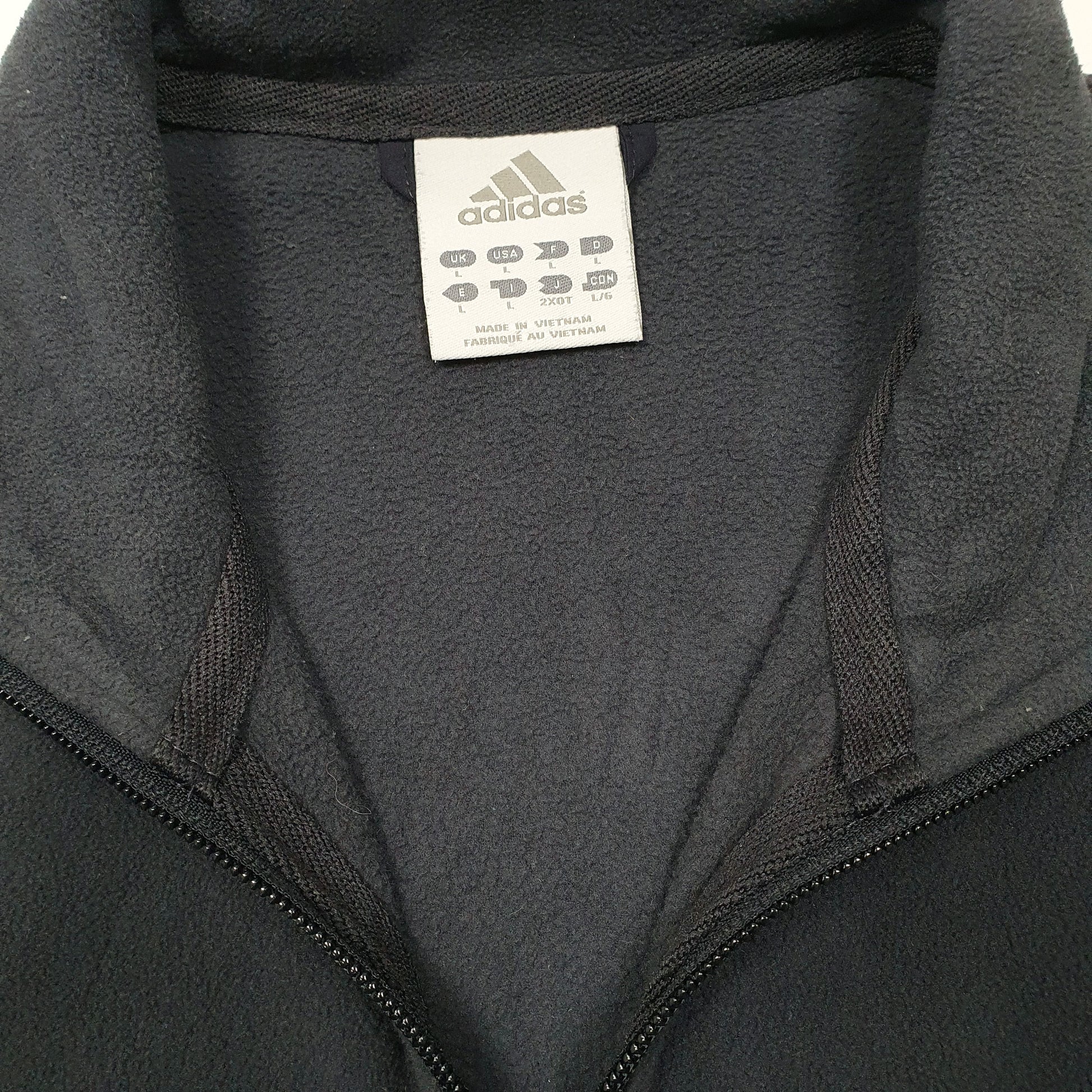 Womens Grey Adidas  Full Zip Jumper