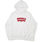 Mens White Levis  Hoodie Jumper