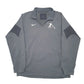 Mens Grey Nike Baseball Active Training Quarter Zip Jumper