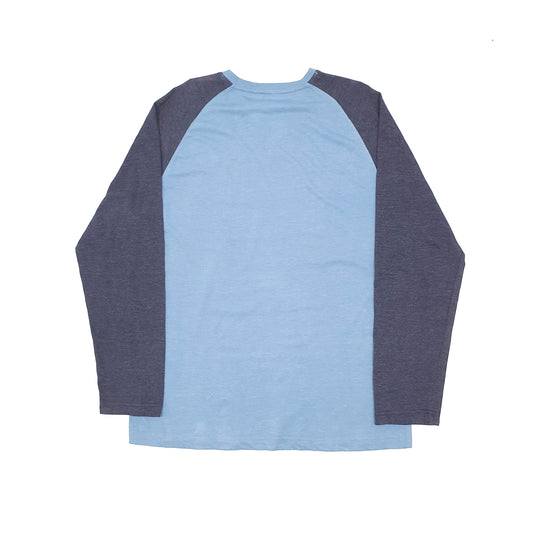 Izod Long Sleeve T Shirt Blue