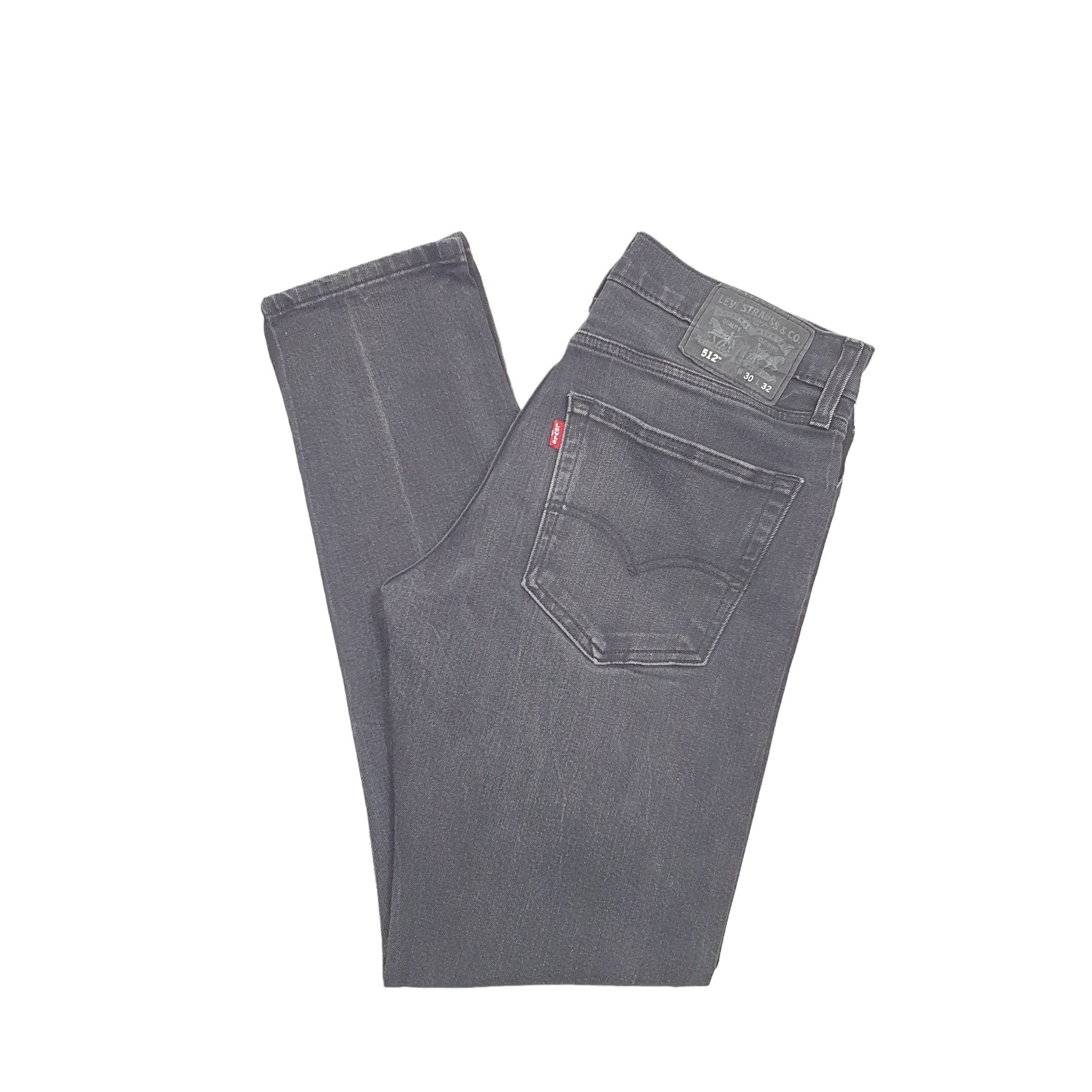 Levis 512 Slim Fit Jeans W30 L29 Black