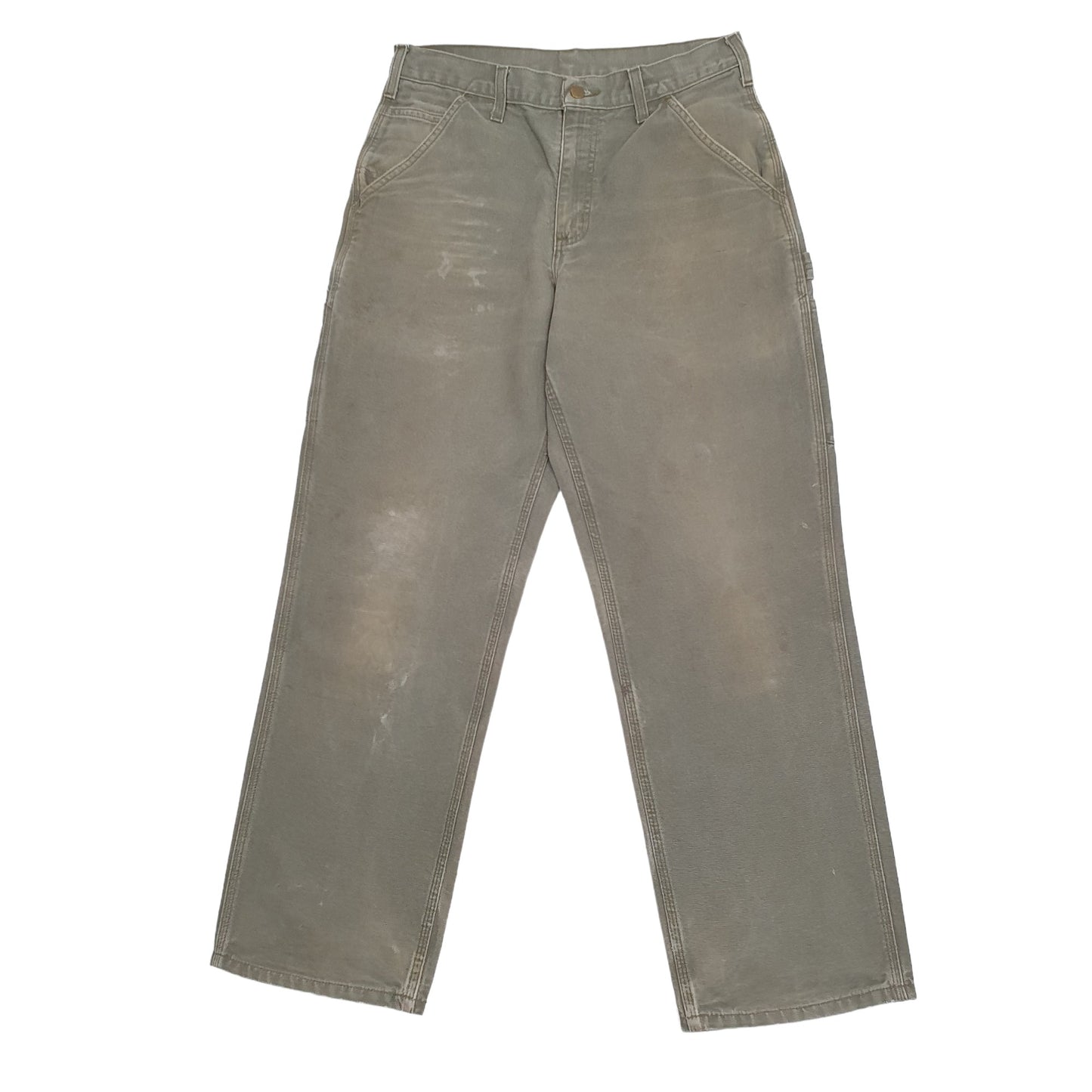 Mens Green Carhartt  Carpenter Trousers