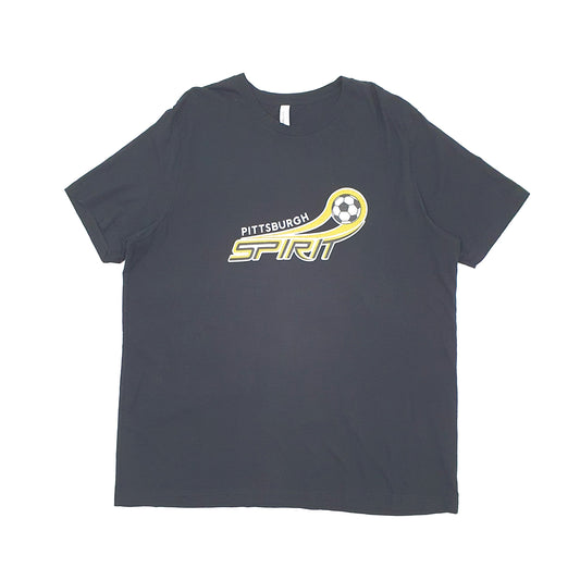 Canvas USA Soccer Pittsburgh Short Sleeve T Shirt Black