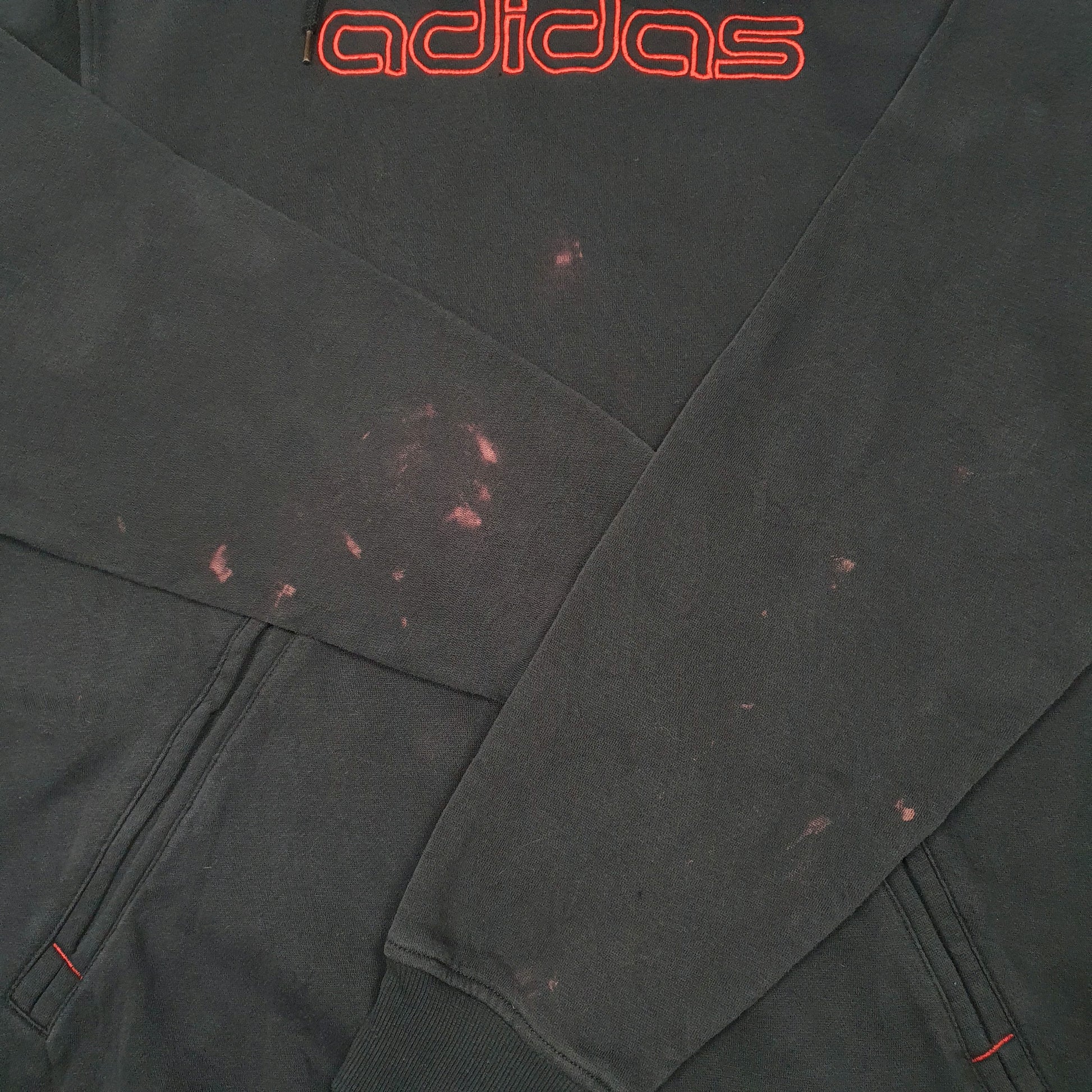 Mens Black Adidas  Hoodie Jumper