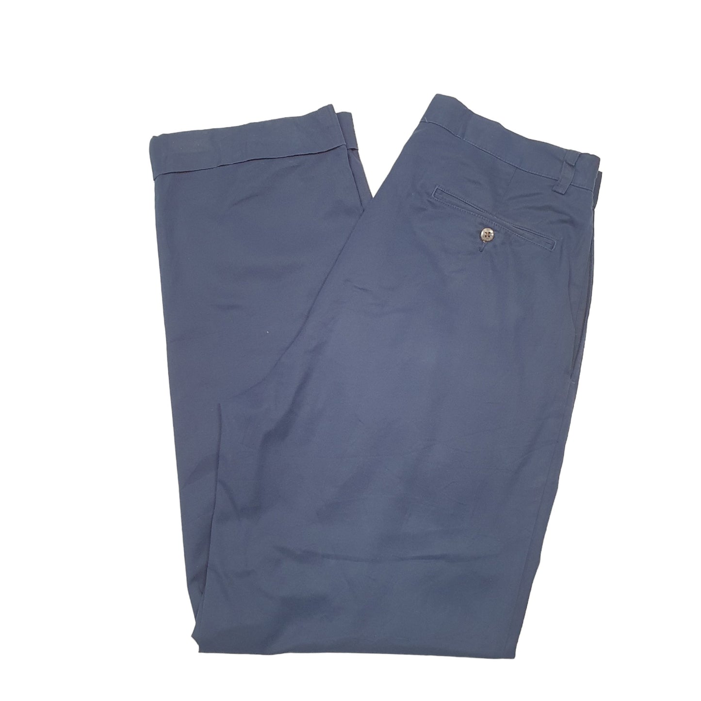 Mens Navy Polo Ralph Lauren Hammond Pant Double Pleated Chino Trousers