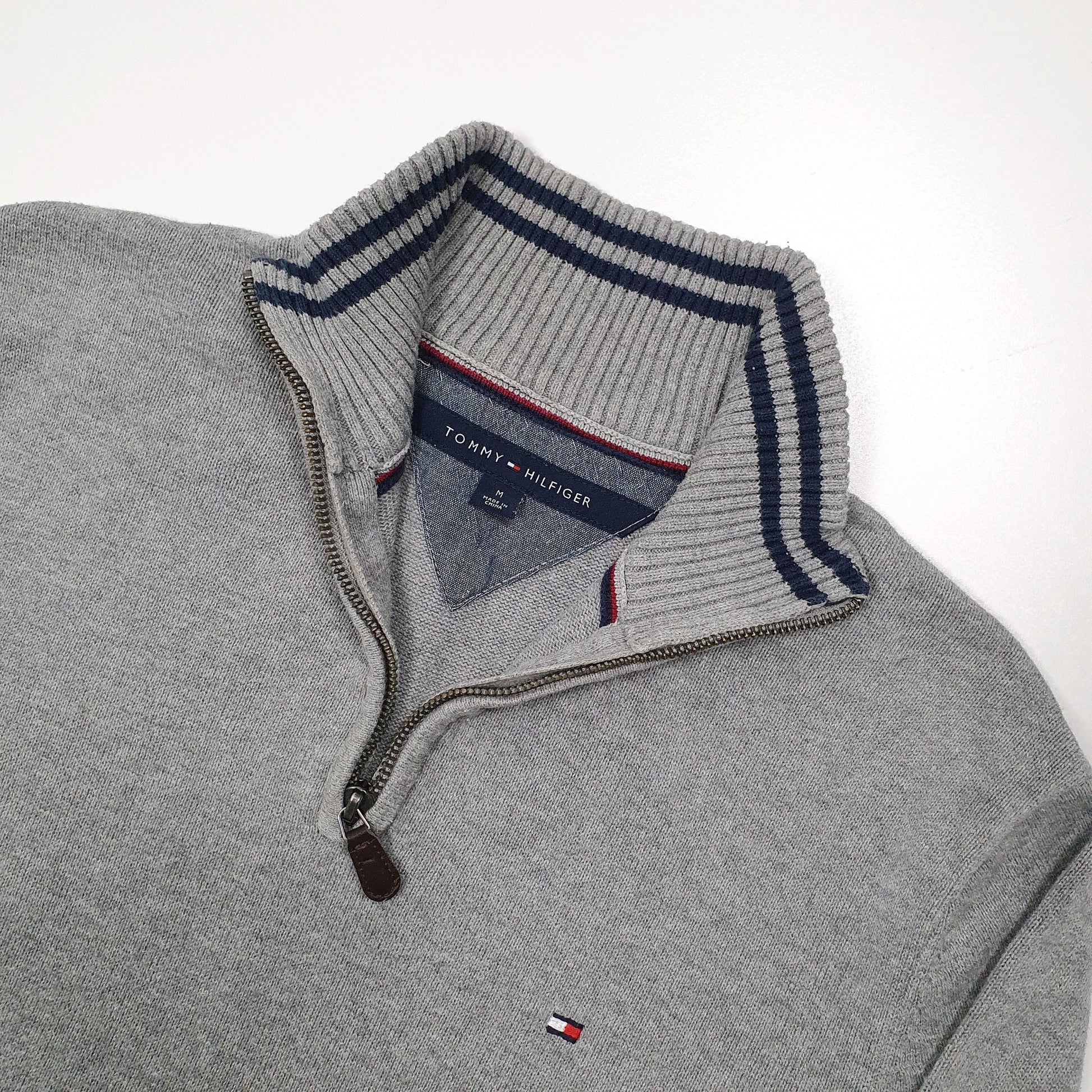 Tommy Hilfiger Quarter Zip M Grey