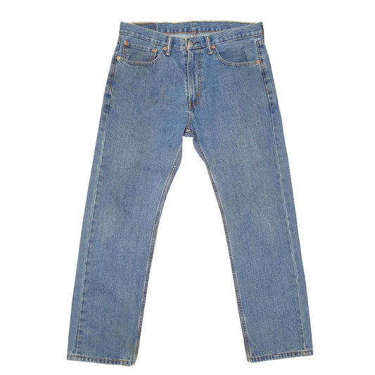 Mens Blue Levis  505 JeansW34 L30