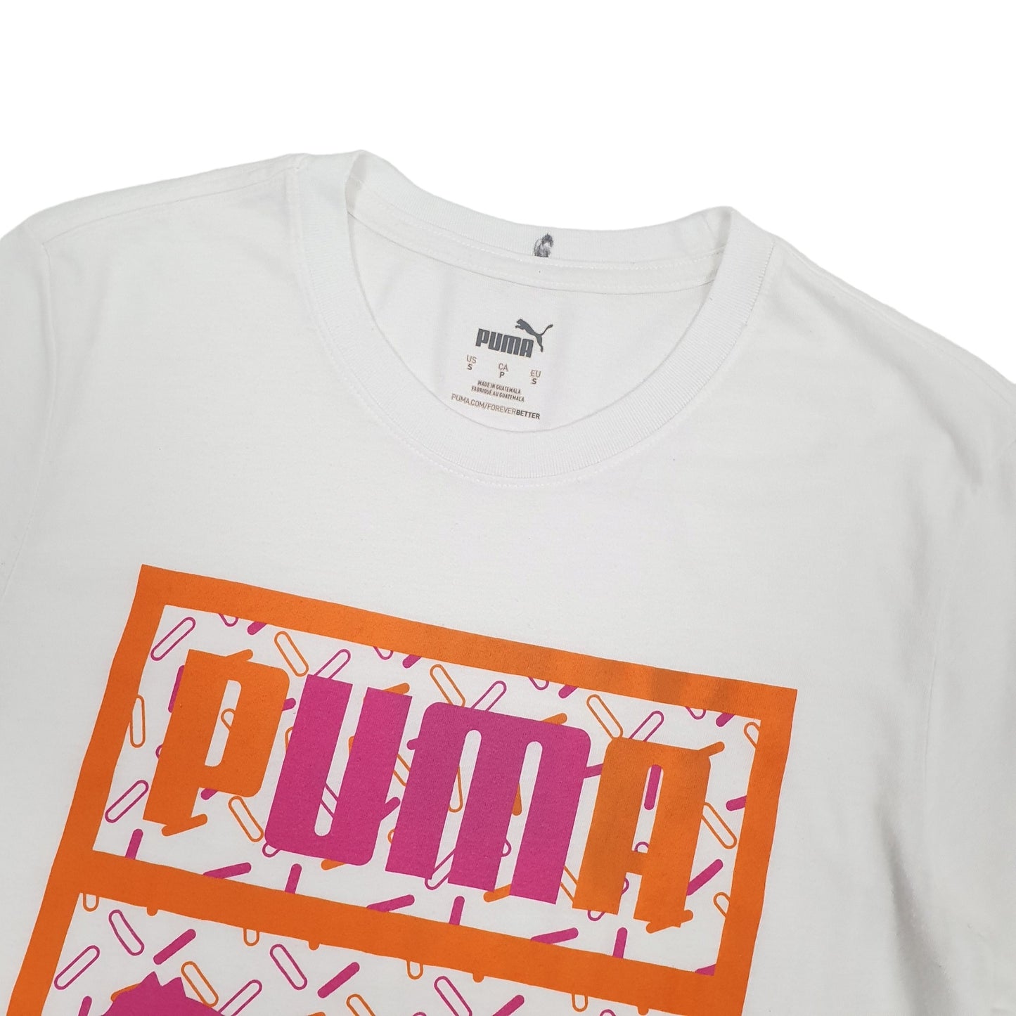 Puma Donut Short Sleeve T Shirt White