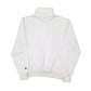 Mens White Champion USA College Miam Quarter Zip Jumper