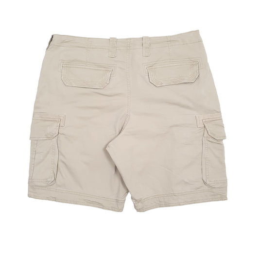 George Combat Beige Cargo Workwear Shorts W36