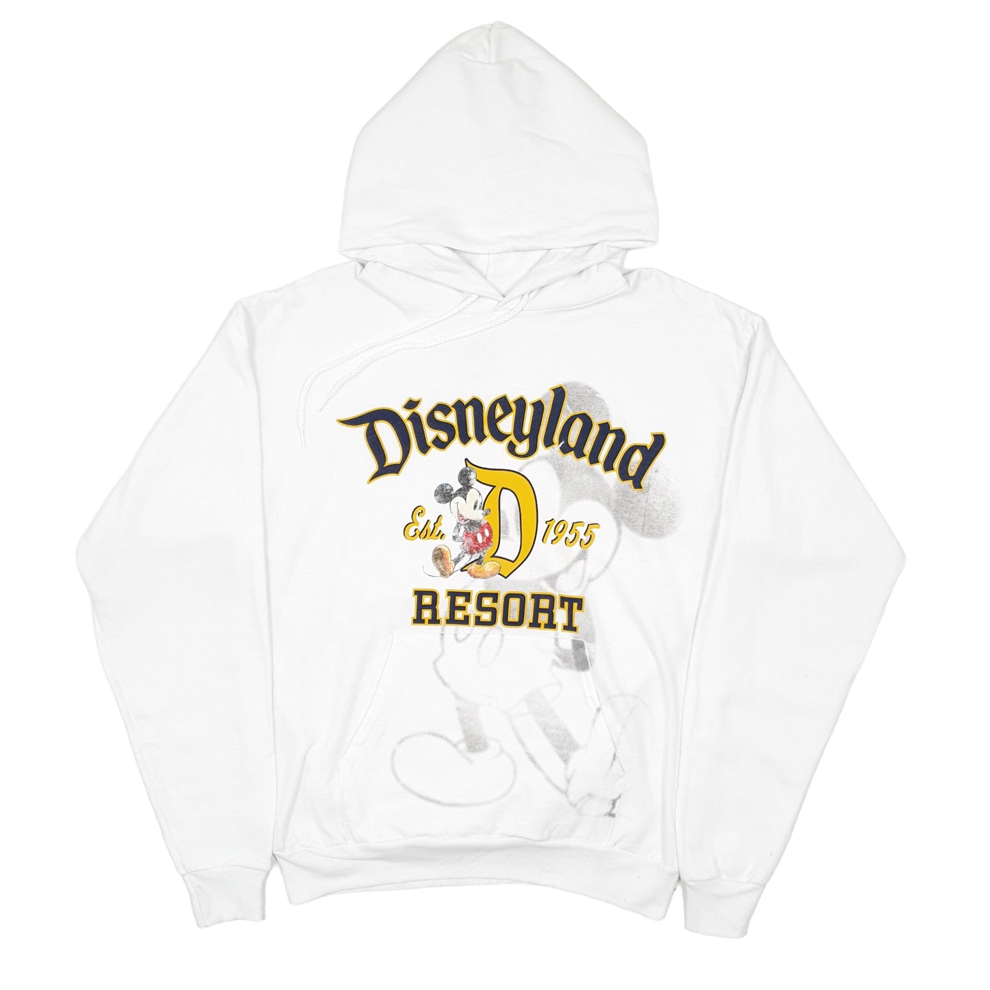Mens White Disney Mickey Mouse Disneyland Hoodie Jumper