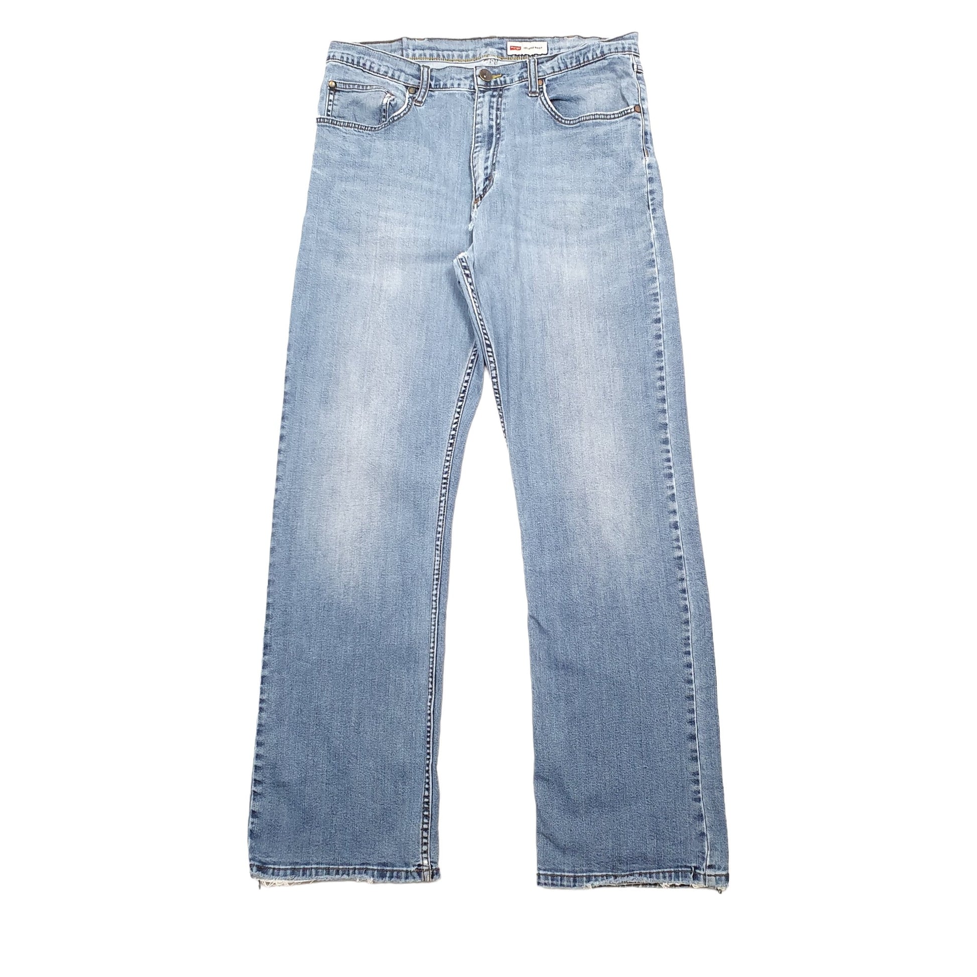 Wrangler Relaxed Bootcut Fit Jeans W34 L32 Blue
