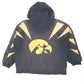 Mens Black Apex One Iowa Hawkeyes USA College Football Padded Jacket Coat
