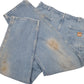 Mens Blue Carhartt  Carpenter JeansW38 L32