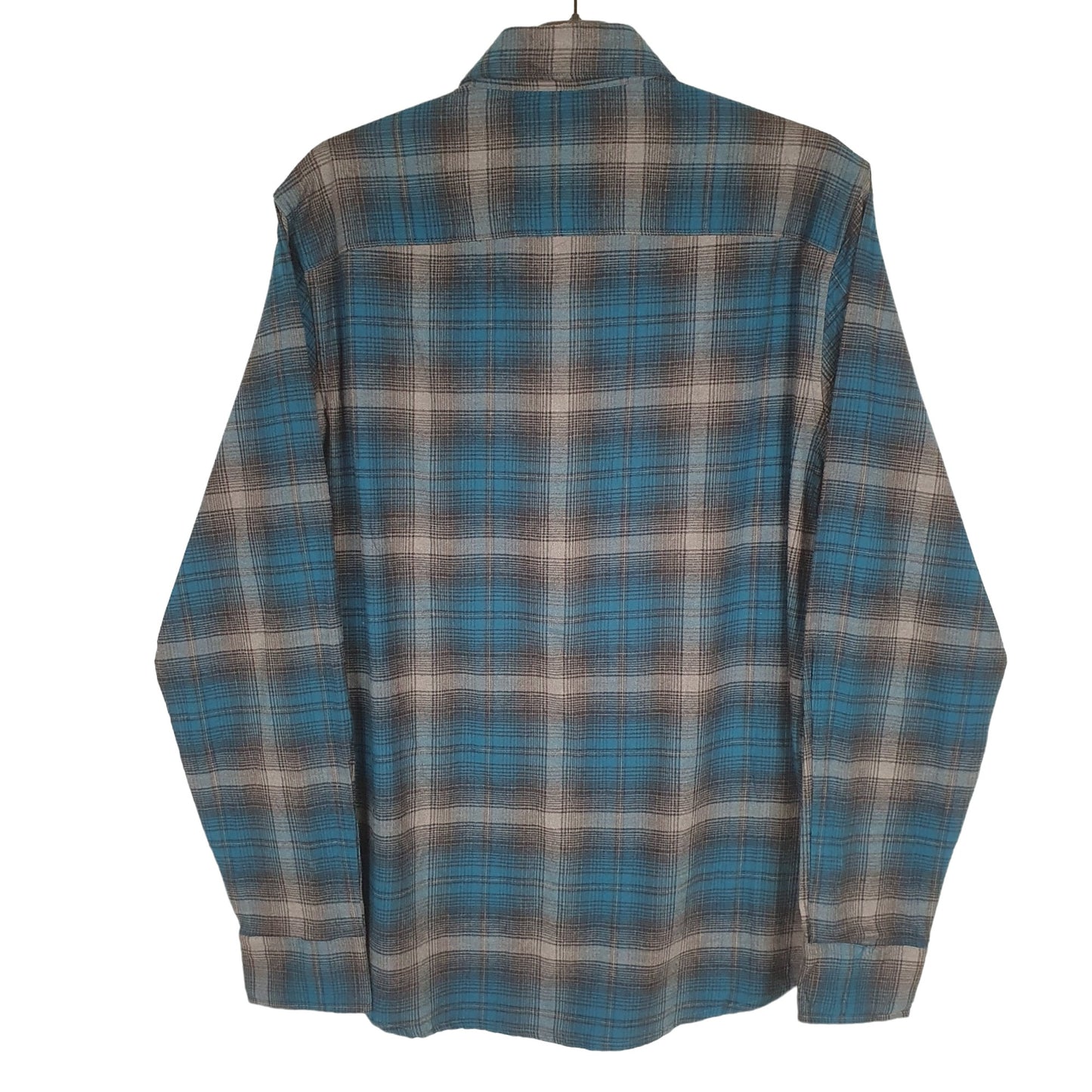 APT.9 Flannel Shacket Long Sleeve Regular Fit Check Shirt Grey