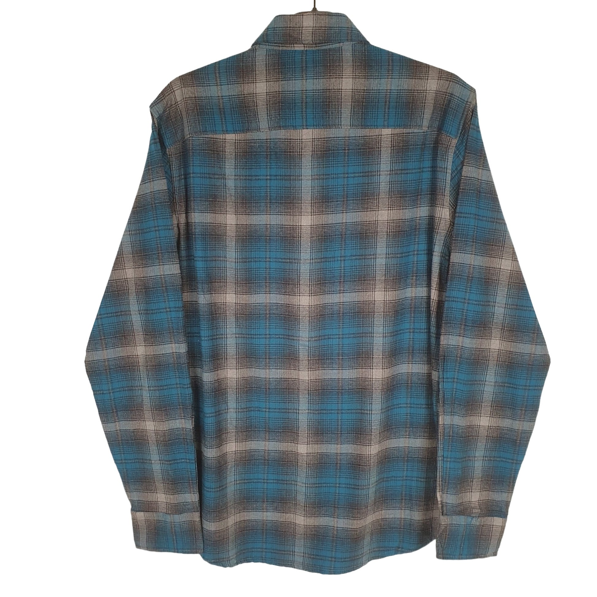 APT.9 Flannel Shacket Long Sleeve Regular Fit Check Shirt Grey