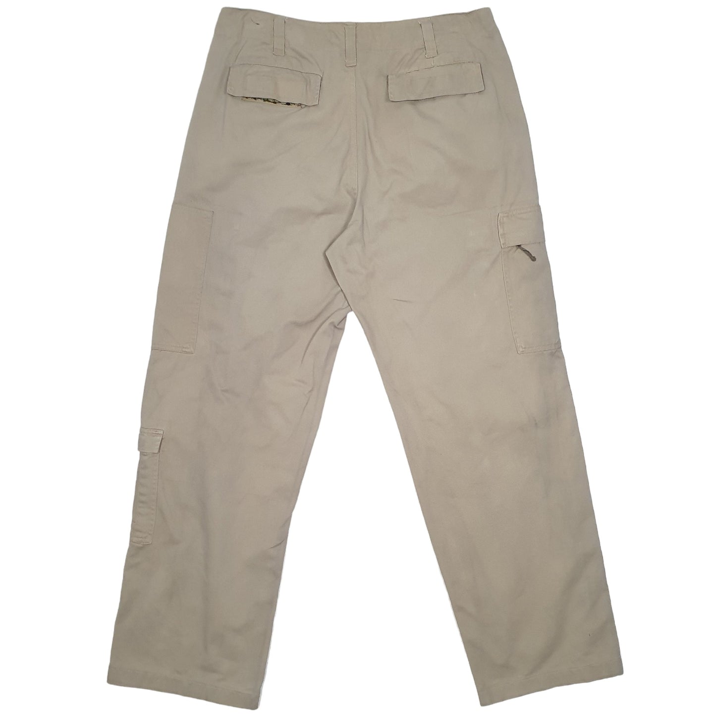 Mens Beige Illegal Jeans Inc Combat Pants Cargo Trousers