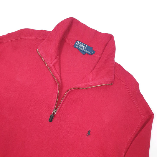 Polo Ralph Lauren Quarter Zip L Red