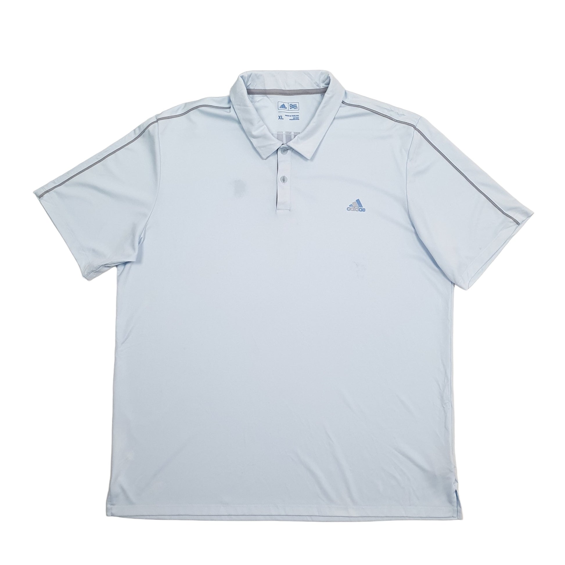 Adidas Golf Short Sleeve Polyester Polo Shirt Blue