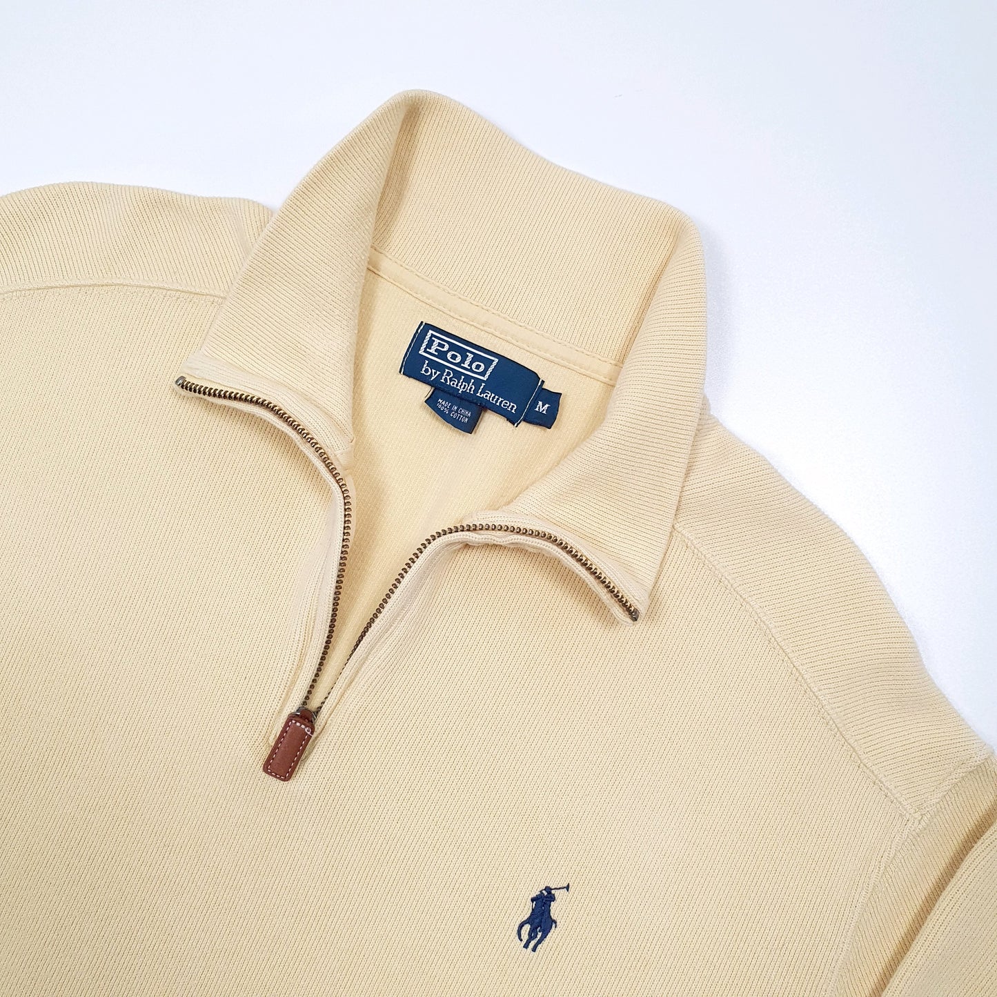 Polo Ralph Lauren Quarter Zip M Yellow