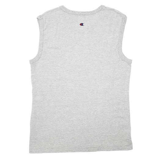 Champion Sleeveless Vest Short Sleeve T Shirt Grey