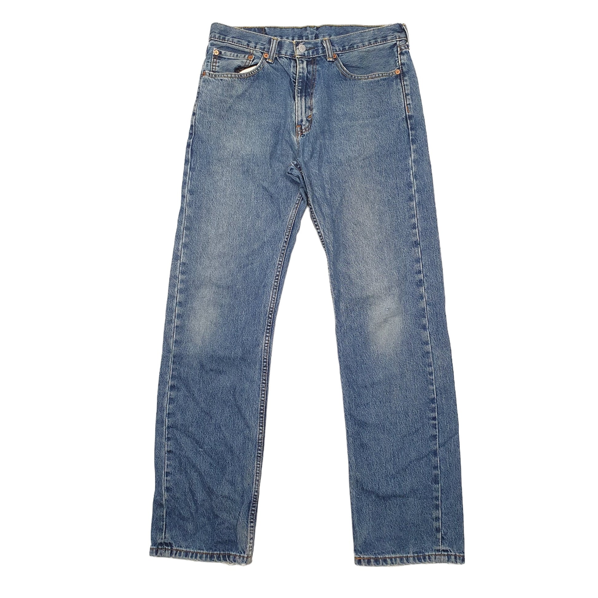 Levis 505 Regular Fit Jeans W33 L34 Blue