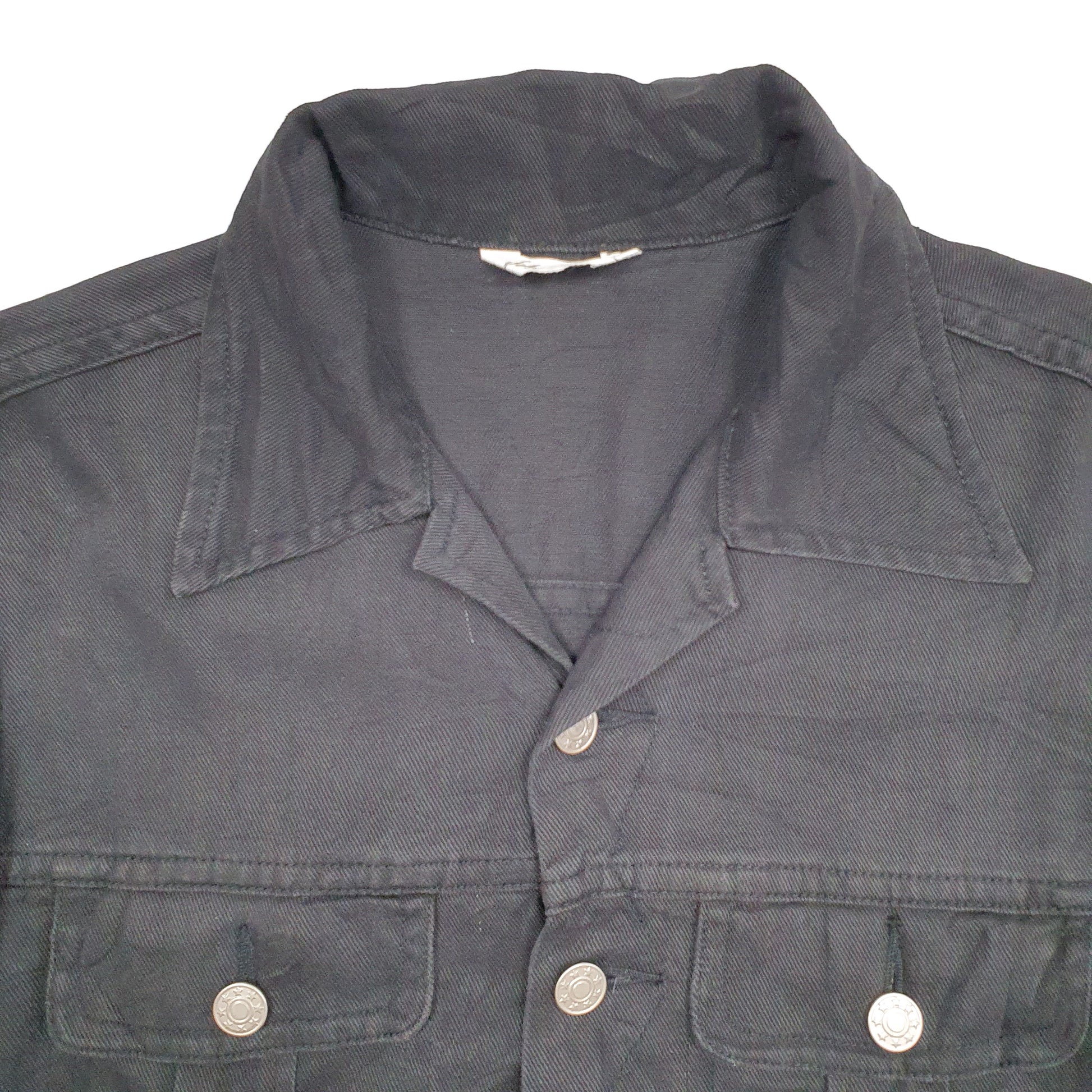 Womens Black Soho Trucker Denim Jacket Coat