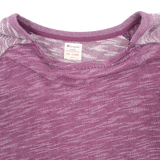Womens Purple Champion  Crewneck Jumper