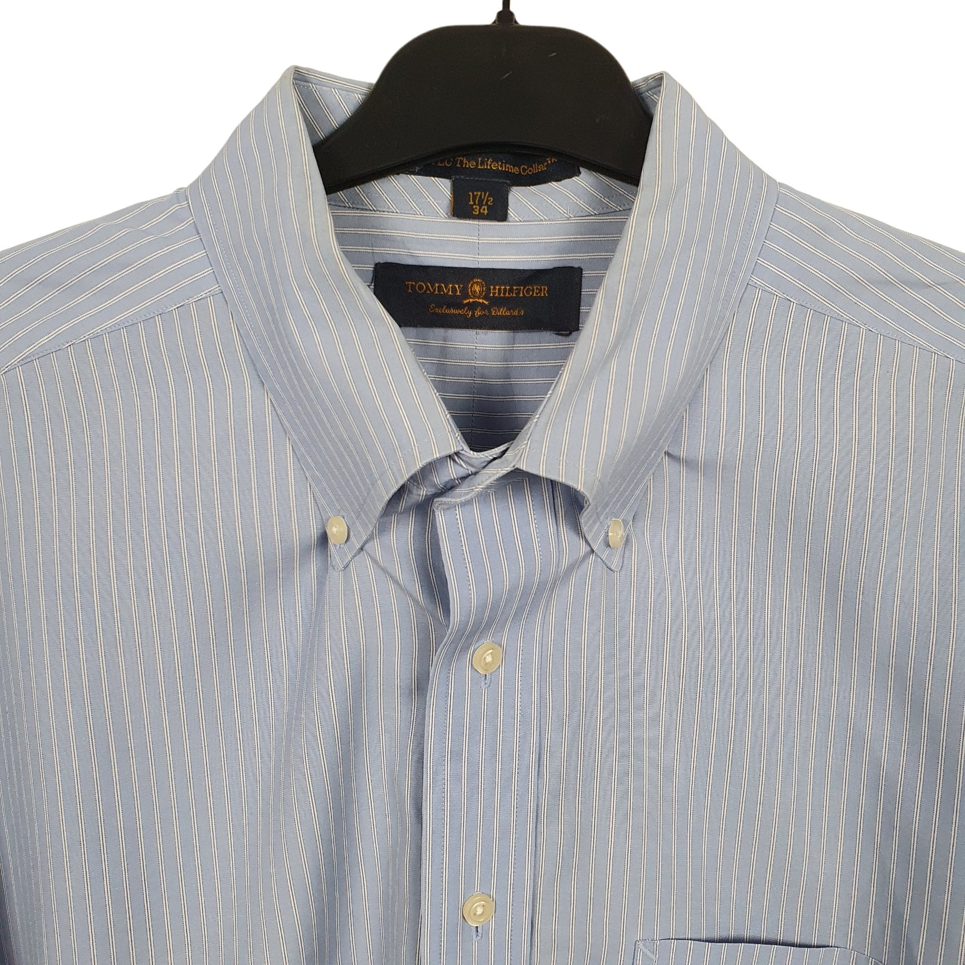 Mens Blue Tommy Hilfiger  Long Sleeve Shirt